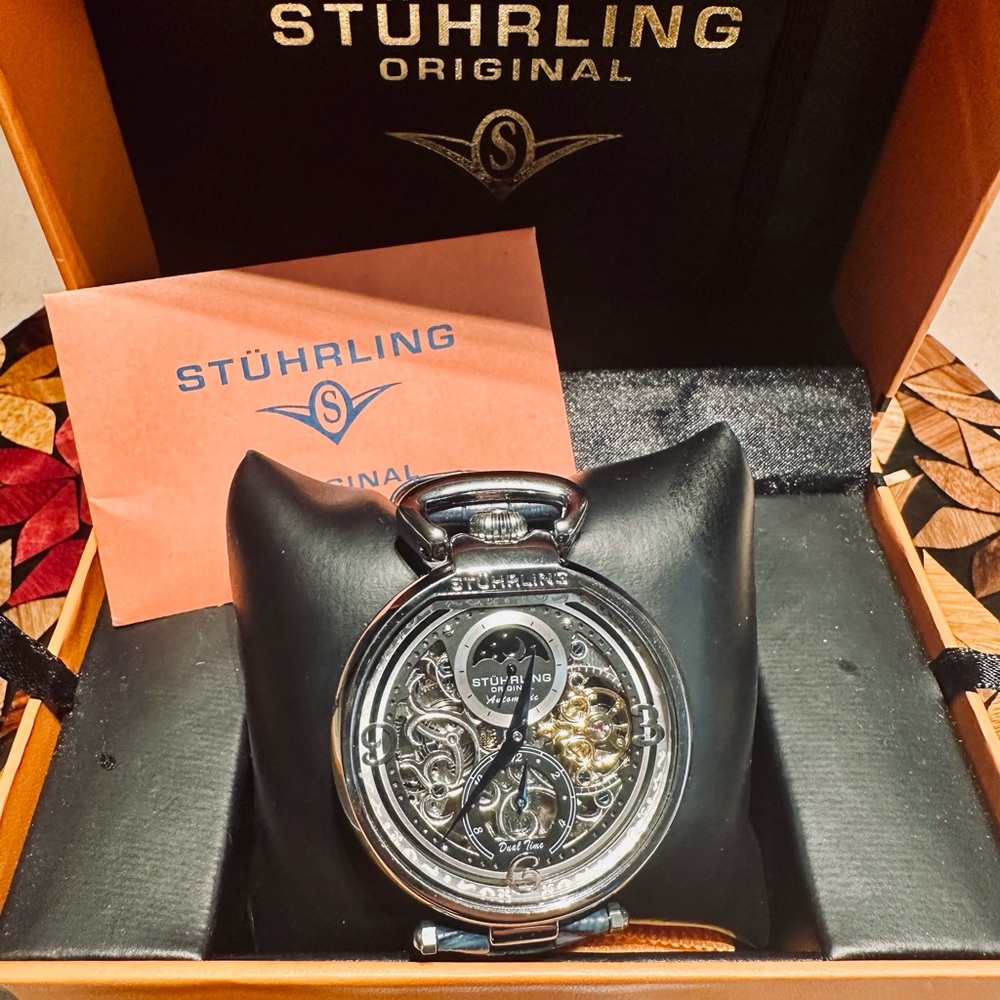 Stuhrling Original Skeleton Watch